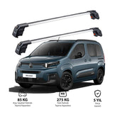 CITROEN BERLINGO 2024  et modèles ultérieurs TRX2 Thunder Carrier Barres transversales pour galerie de toit 2 barres